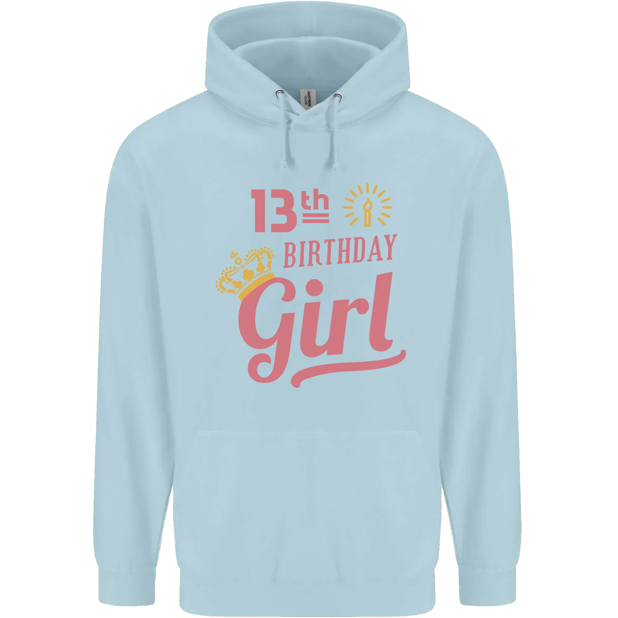 13th Birthday Girl 13 Year Old Princess Childrens Kids Hoodie