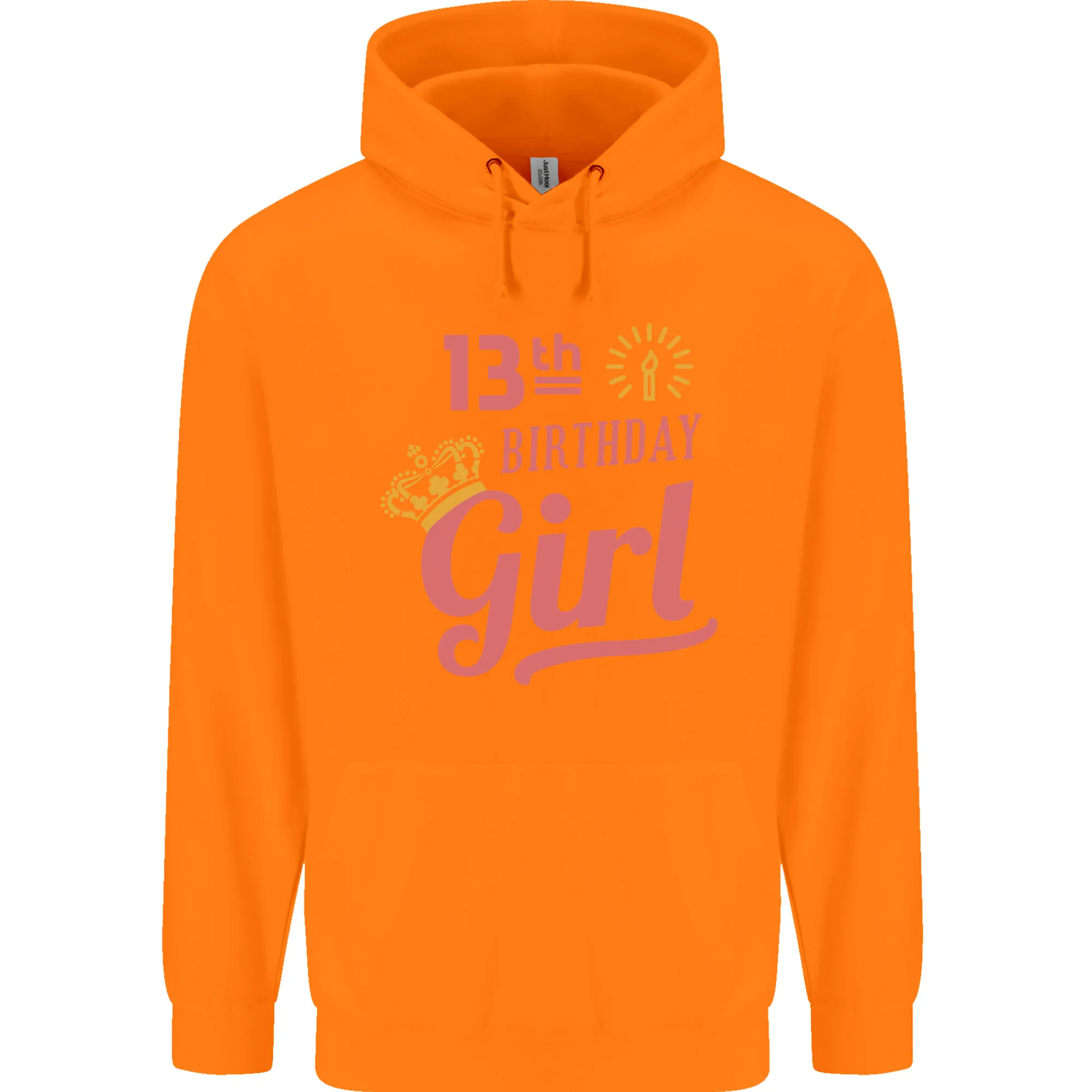 13th Birthday Girl 13 Year Old Princess Childrens Kids Hoodie