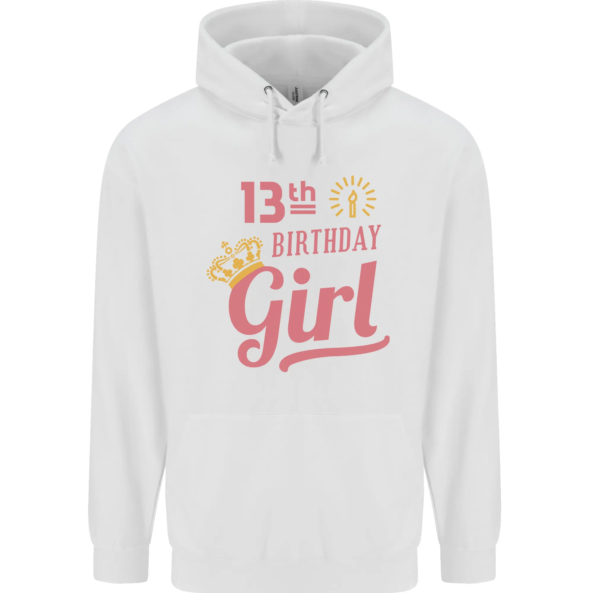 13th Birthday Girl 13 Year Old Princess Childrens Kids Hoodie