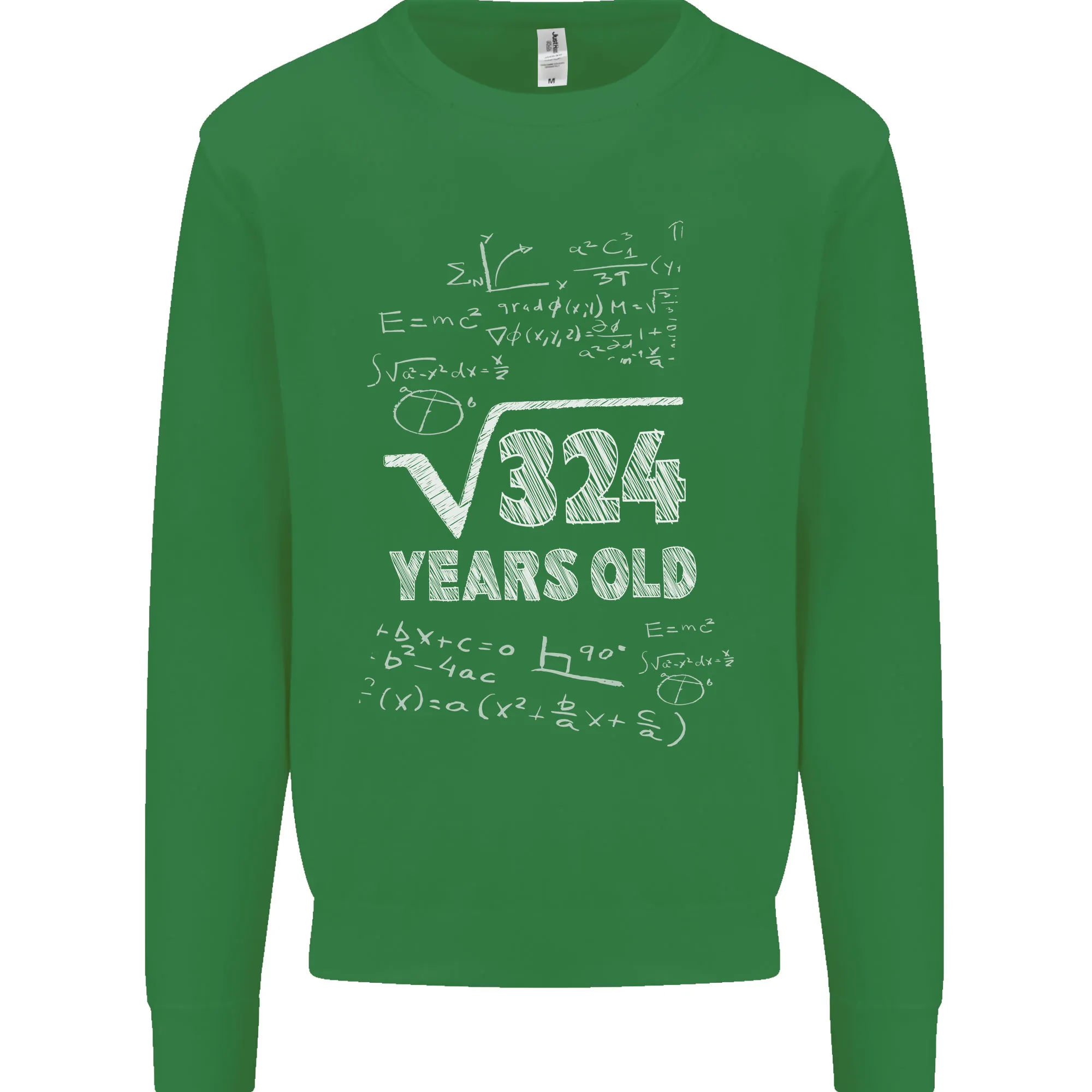 18th Birthday 18 Year Old Geek Funny Maths Mens Sweatshirt Jumper