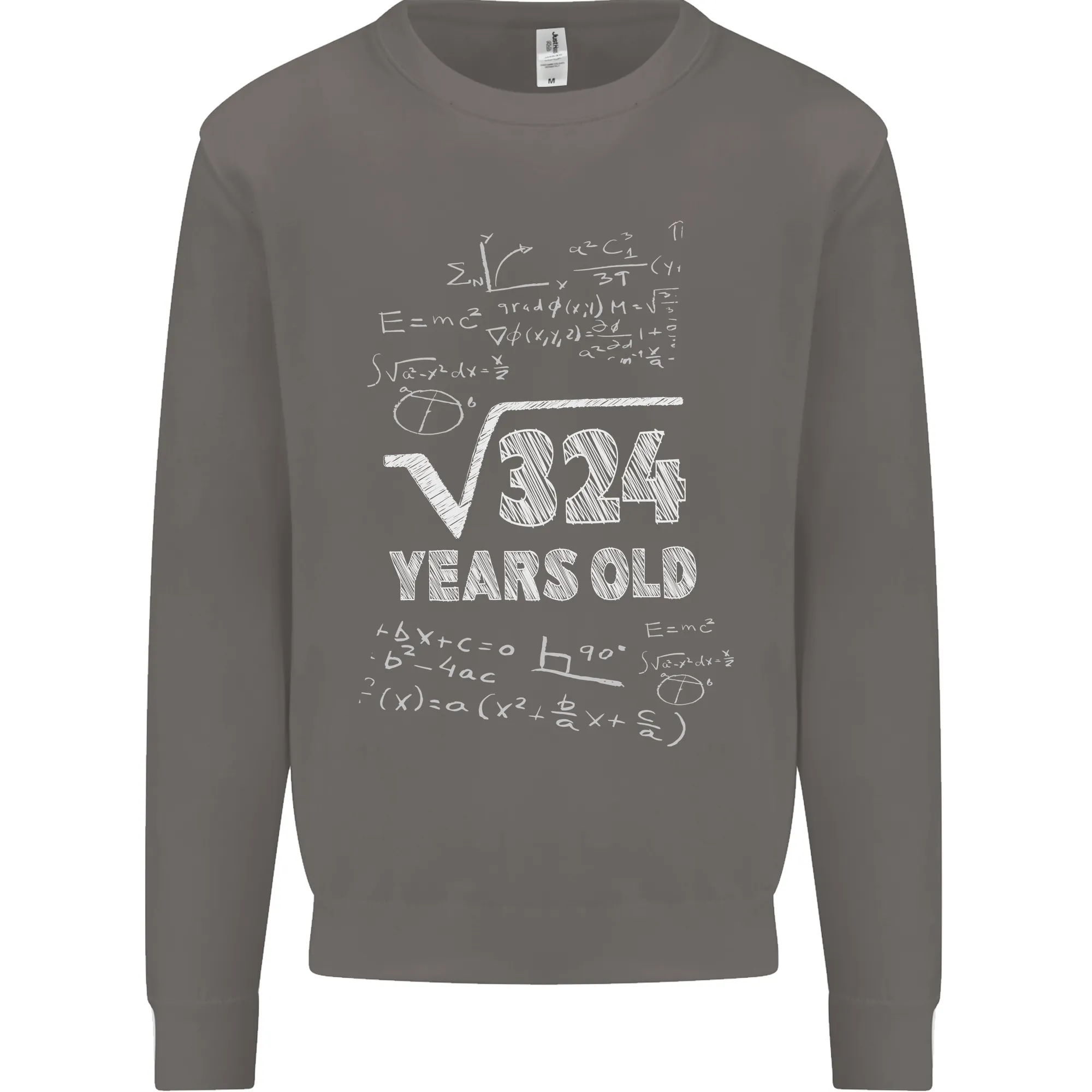 18th Birthday 18 Year Old Geek Funny Maths Mens Sweatshirt Jumper