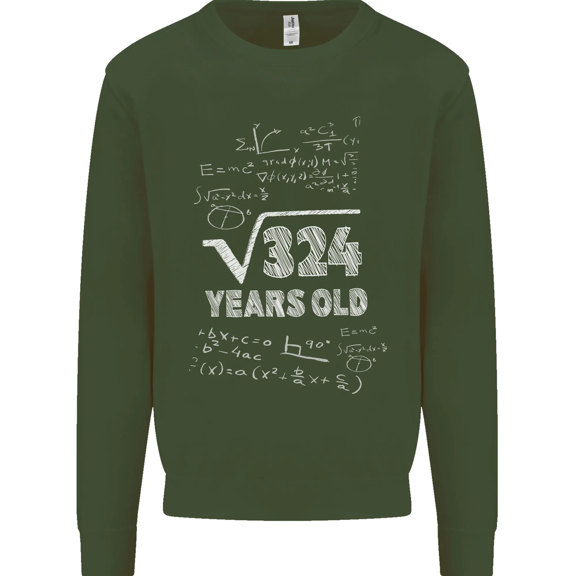 18th Birthday 18 Year Old Geek Funny Maths Mens Sweatshirt Jumper