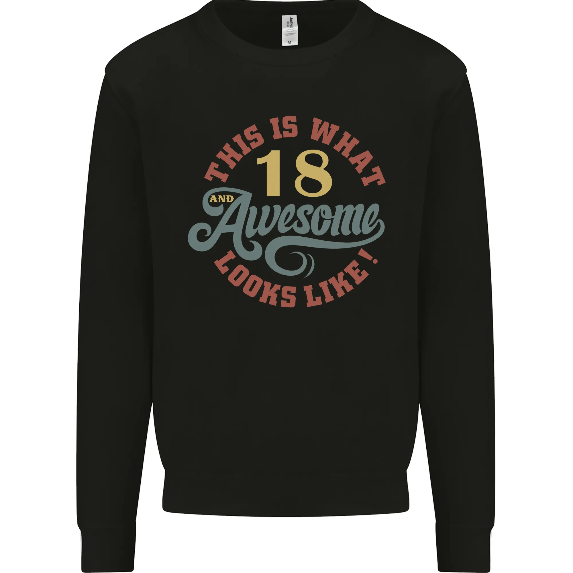 18th Birthday Mens Sweatshirt Jumper - 80 Years Old & Awesome Style