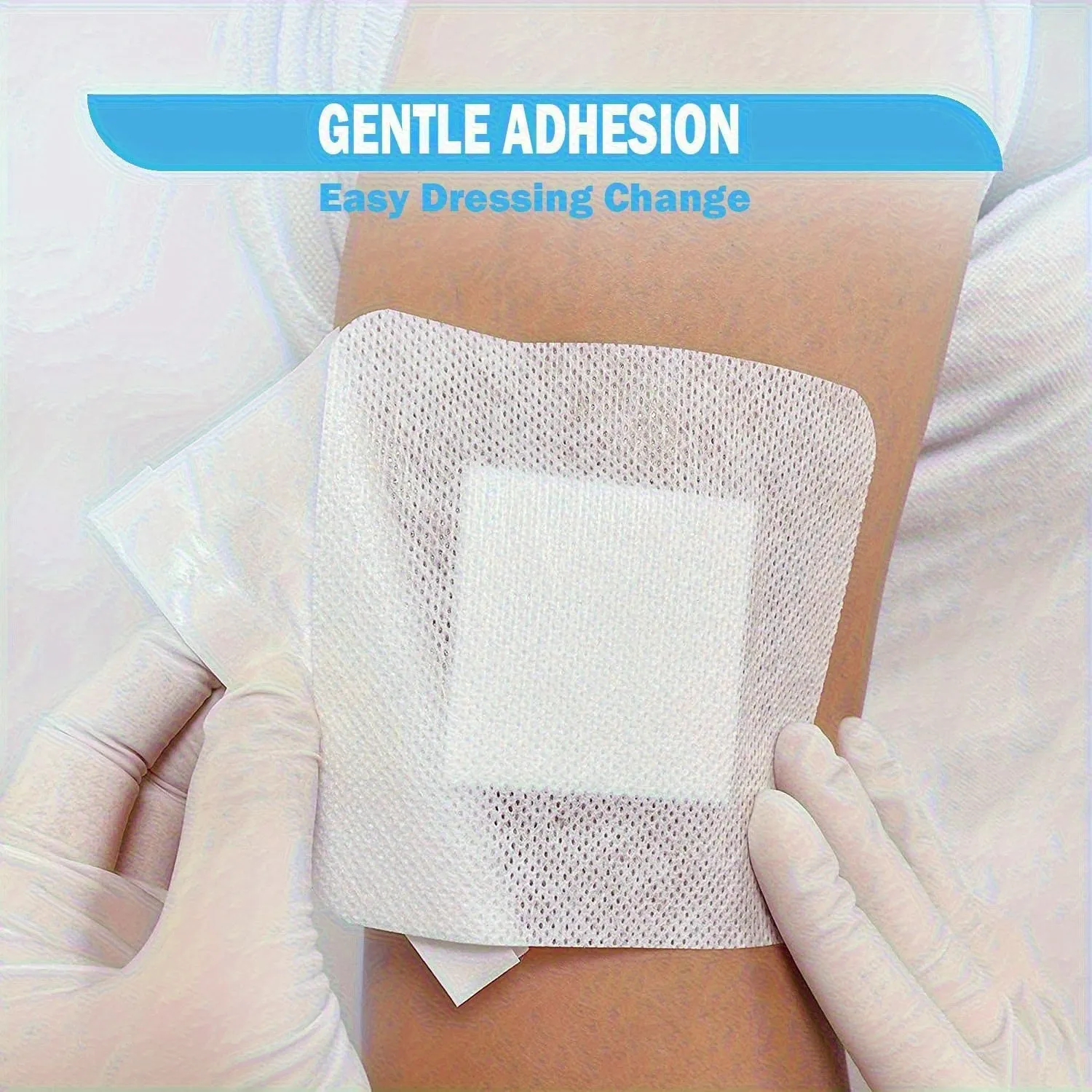 20PCS LatexFree SelfAdhesive Wound Dressing with Breathable Gauze Pad