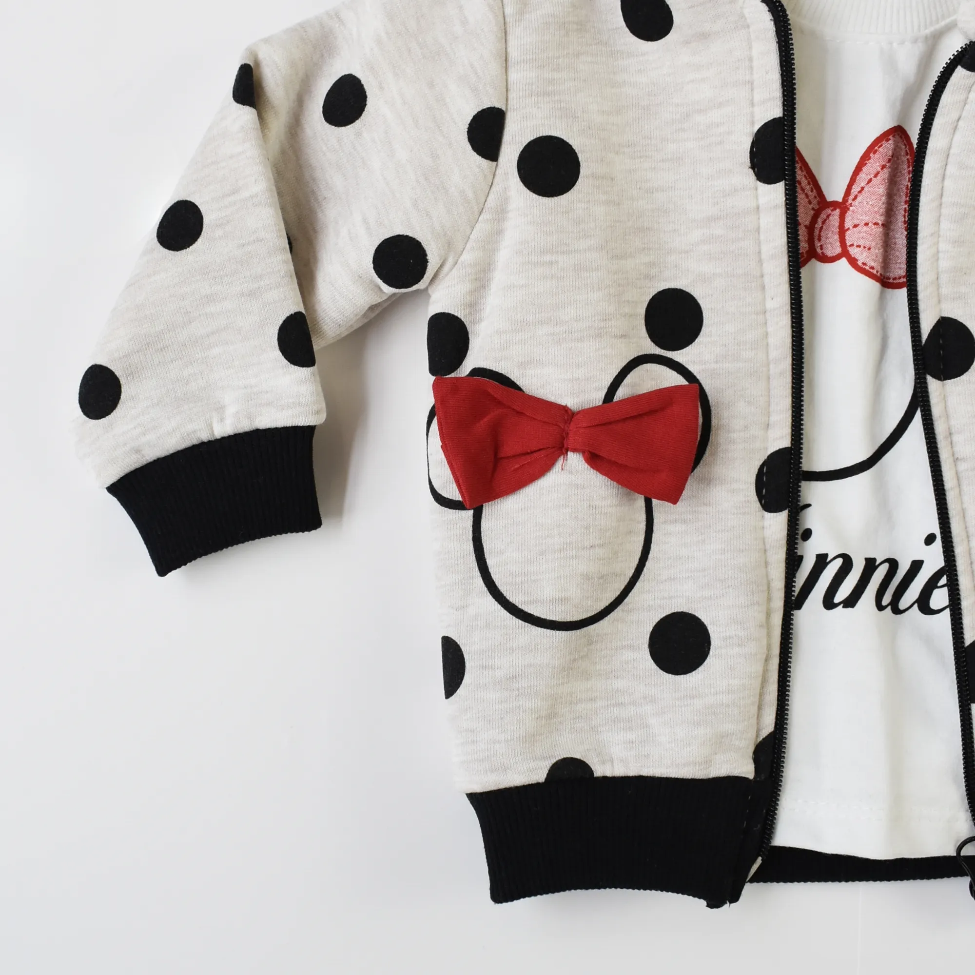 Adorable Polka Dots Hoodie Set