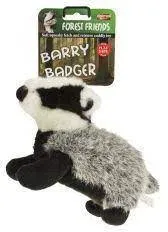 Animal Instincts - Barry Badger Plush Dog Toy - Small