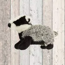 Animal Instincts - Barry Badger Plush Dog Toy - Small