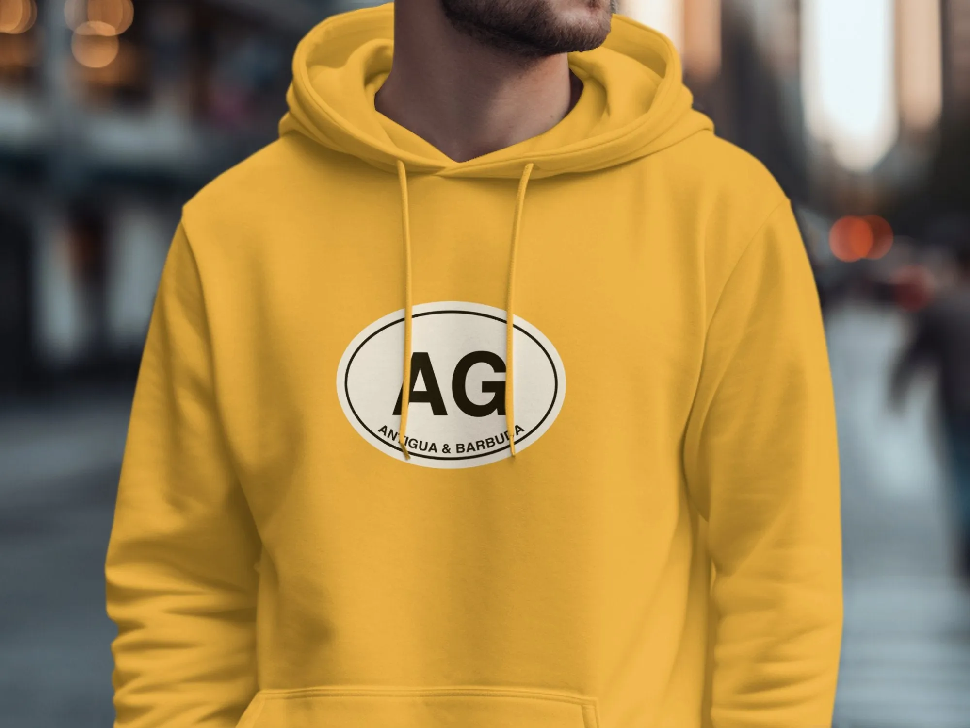 Antigua Mens Hoodie - Celebrate Island Paradise in Style