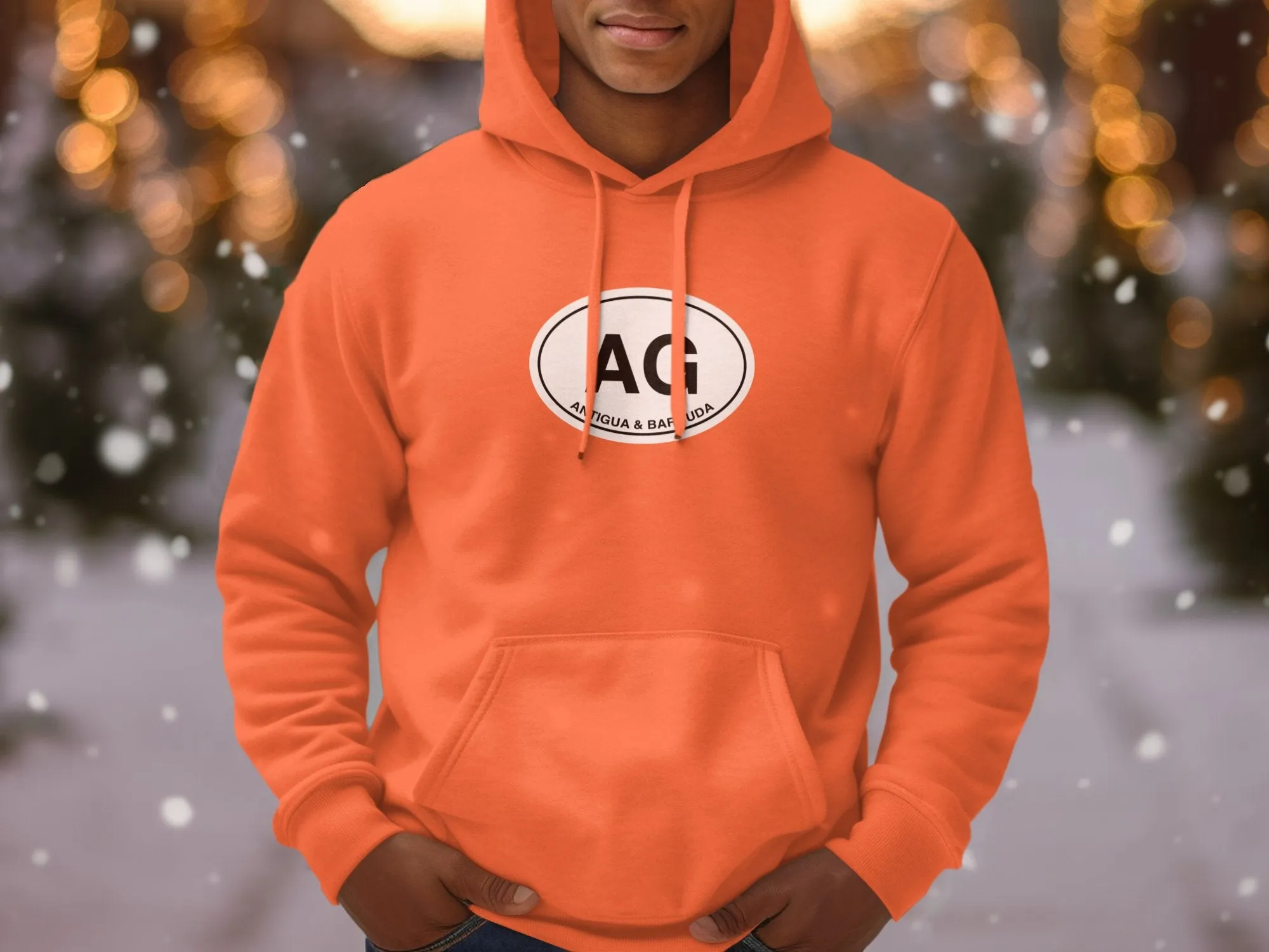 Antigua Mens Hoodie - Celebrate Island Paradise in Style