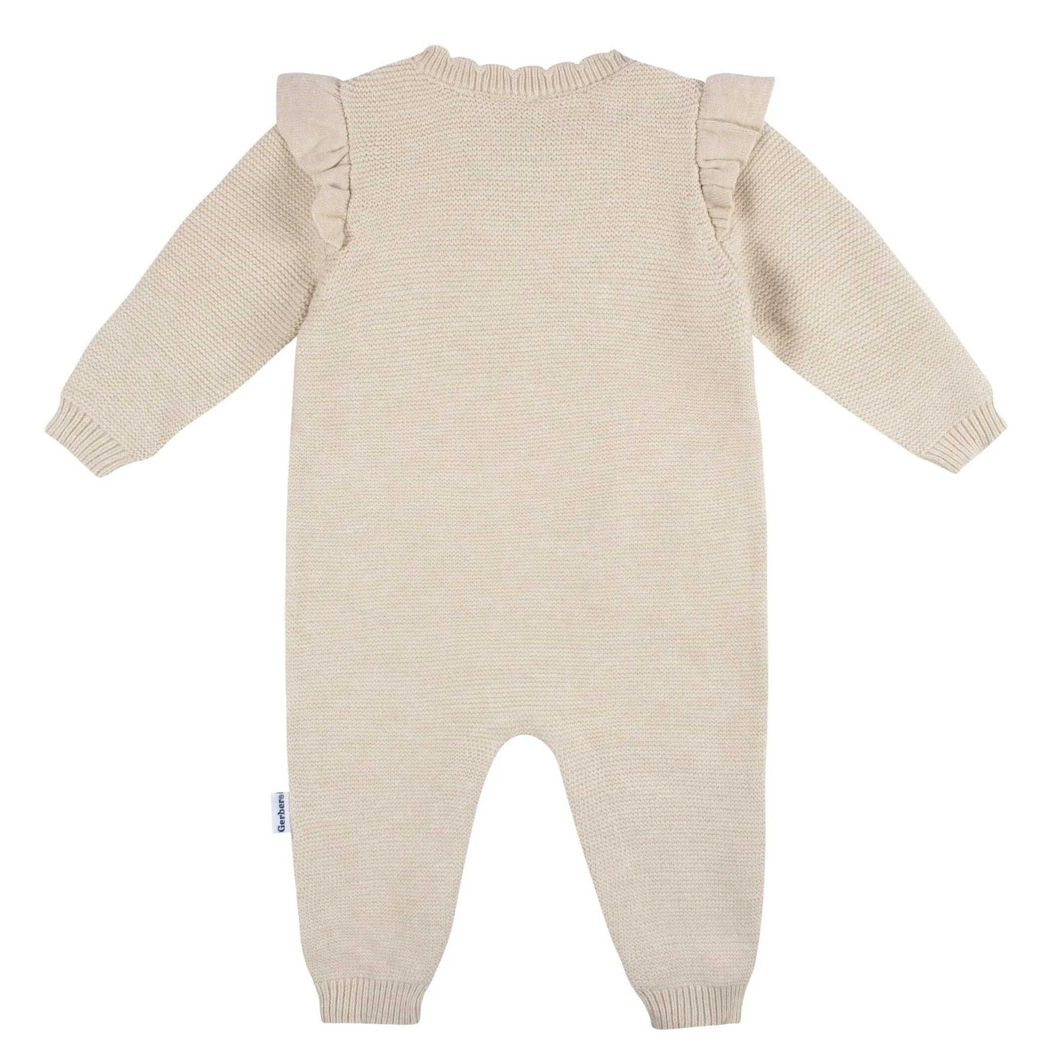 Baby Girls Deer Sweater Knit Romper