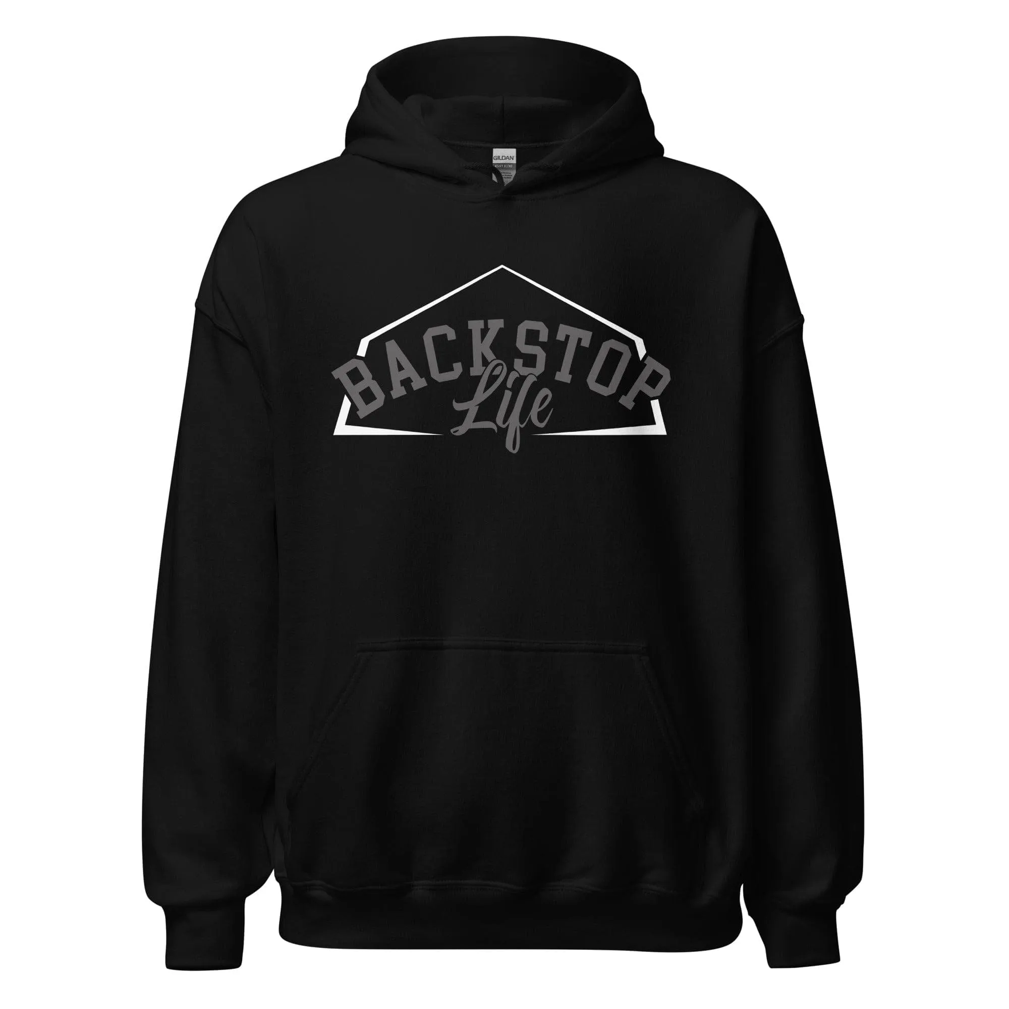 Backstop Life Blackout- Adult Hoodie