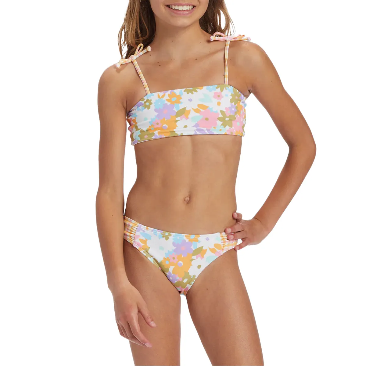 Billabong Youth Kissed By The Sun Reversible Tank Bikini Swimsuit Set