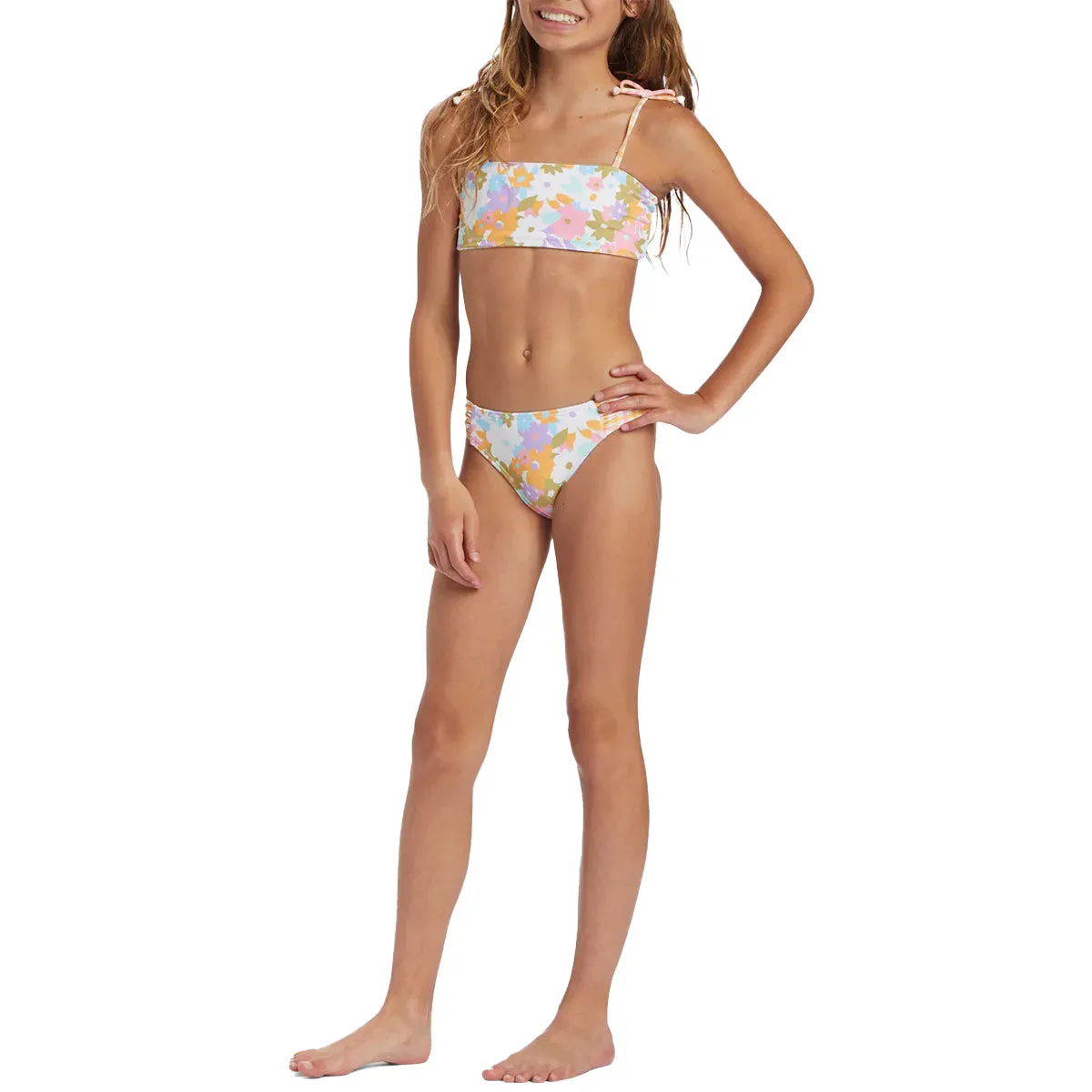 Billabong Youth Kissed By The Sun Reversible Tank Bikini Swimsuit Set