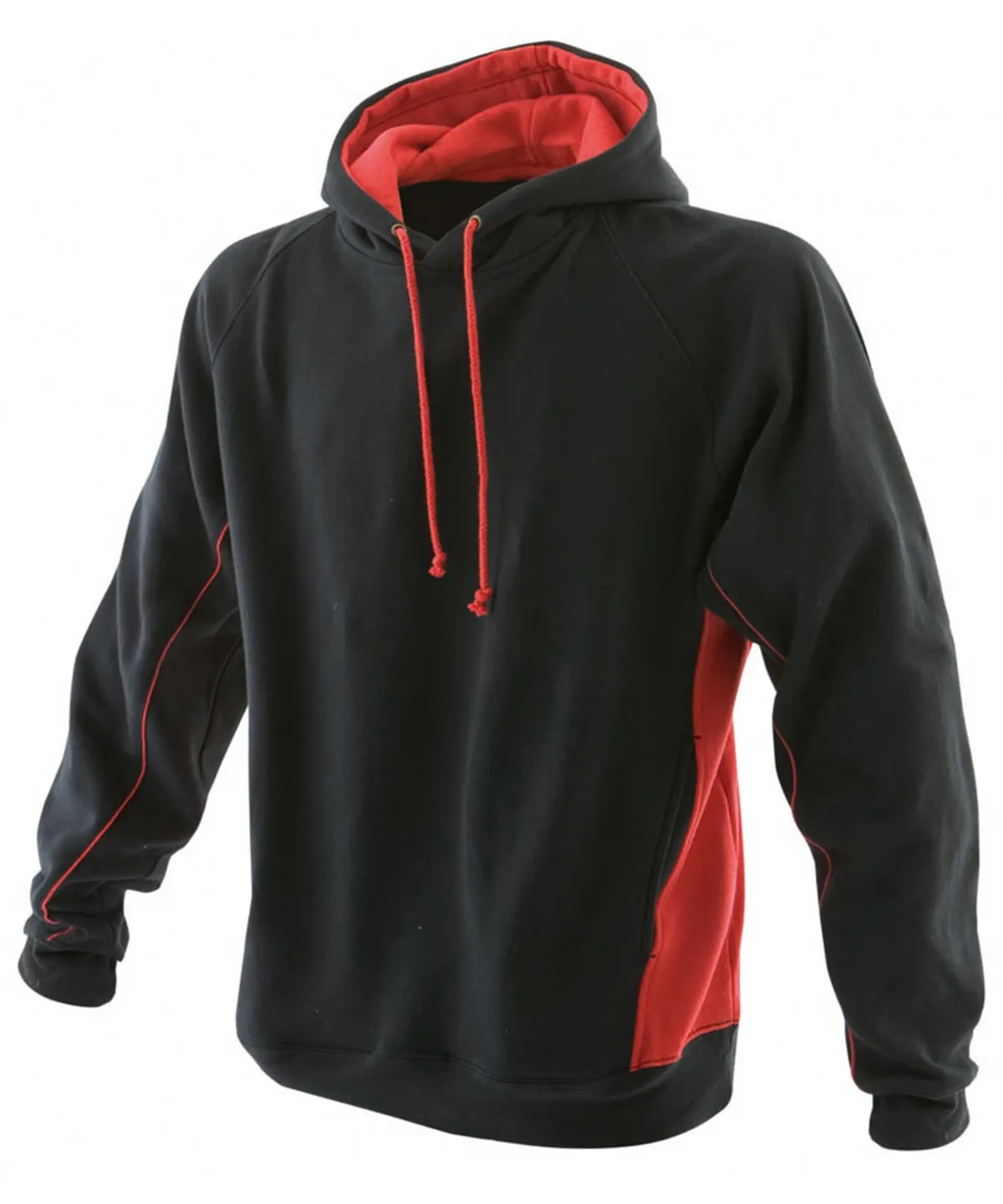 Black/Red - Pullover hoodie