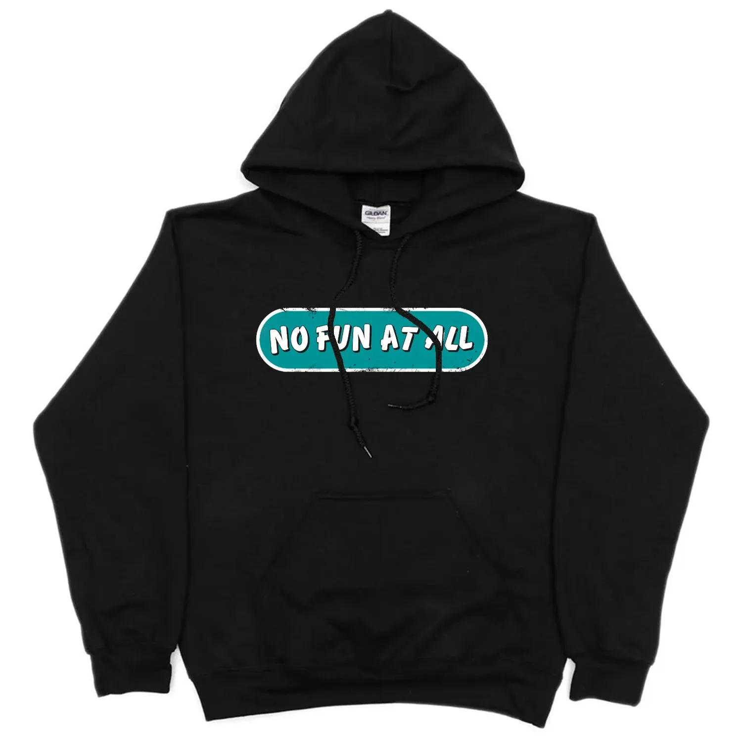 Blue Logo Hoodie (Black)