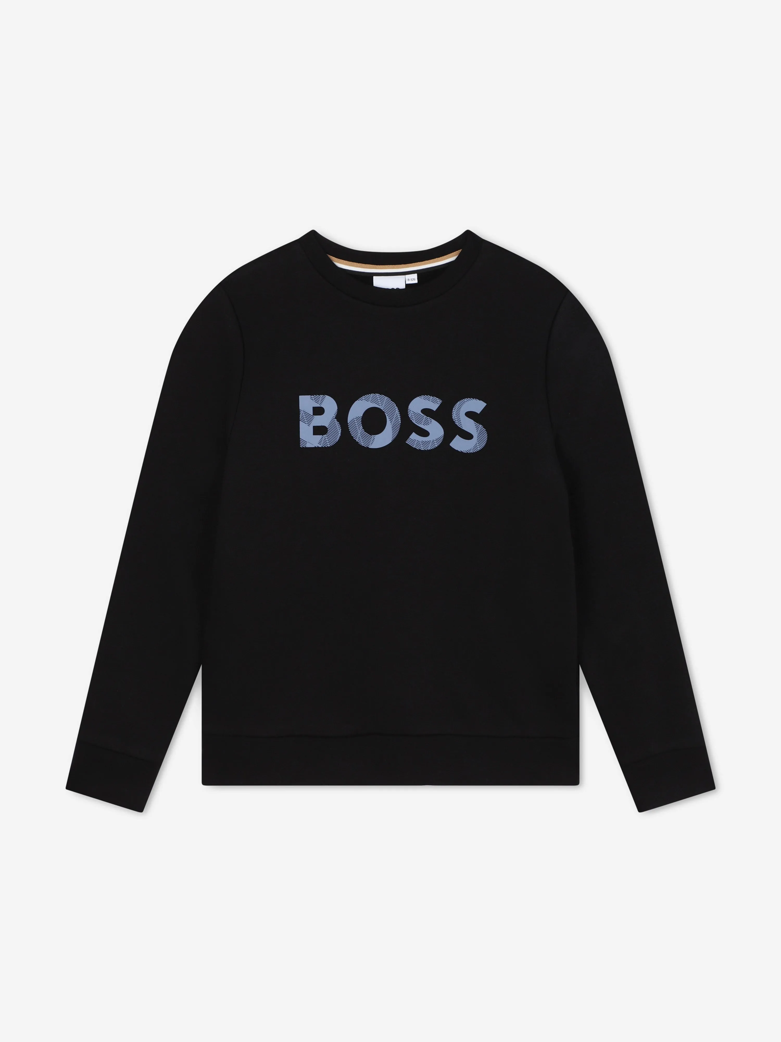 BOSS Boys Logo Print Sweatshirt in Black