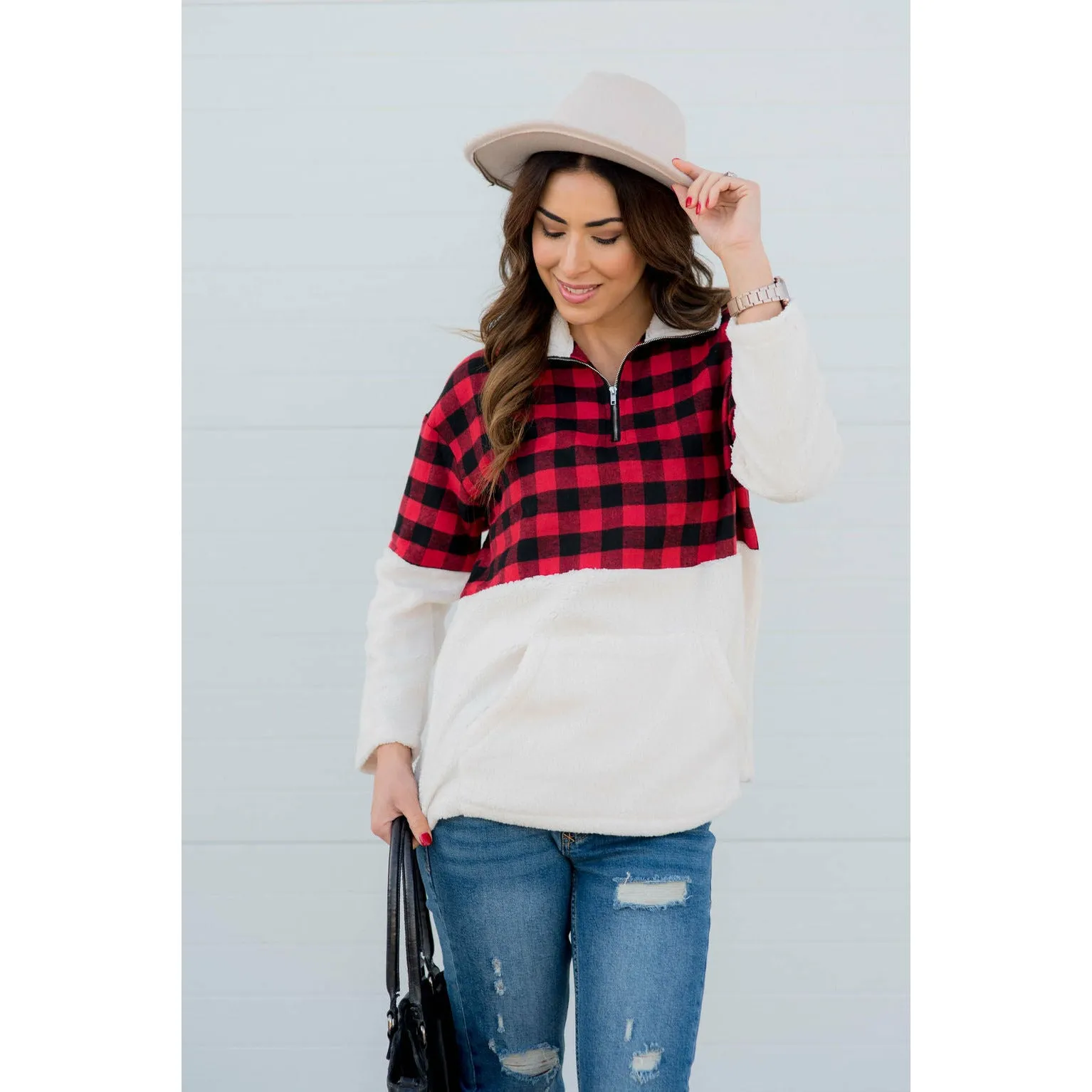 Buffalo Plaid Pullover