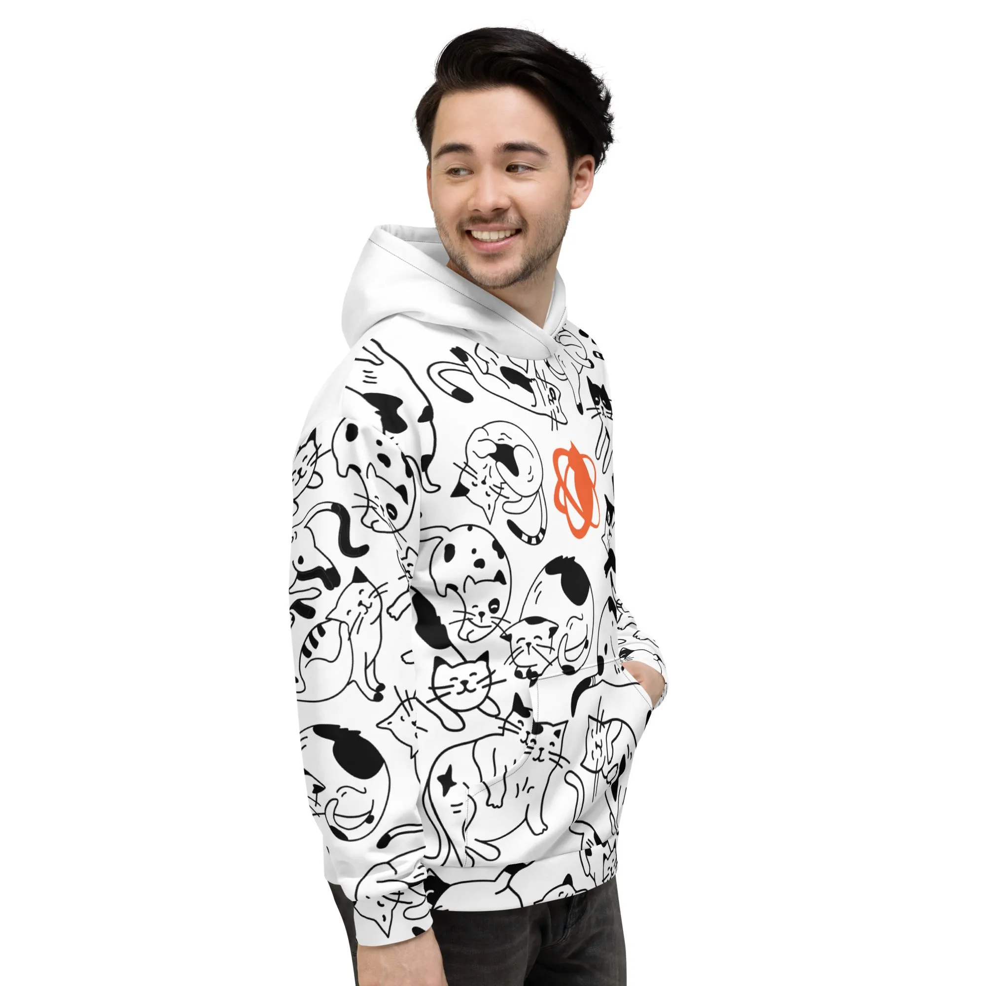 Cats! All over! Unisex Hoodie