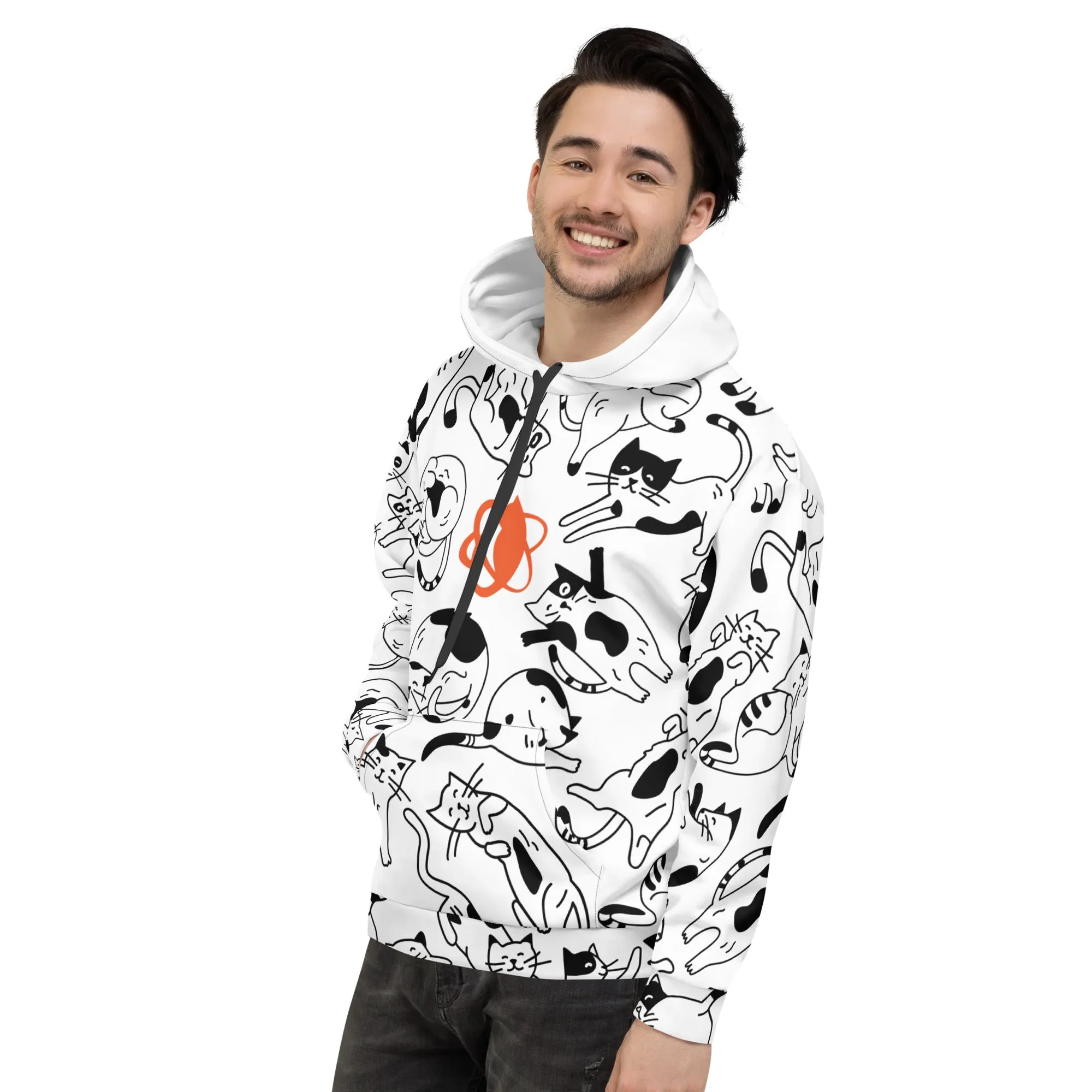 Cats! All over! Unisex Hoodie