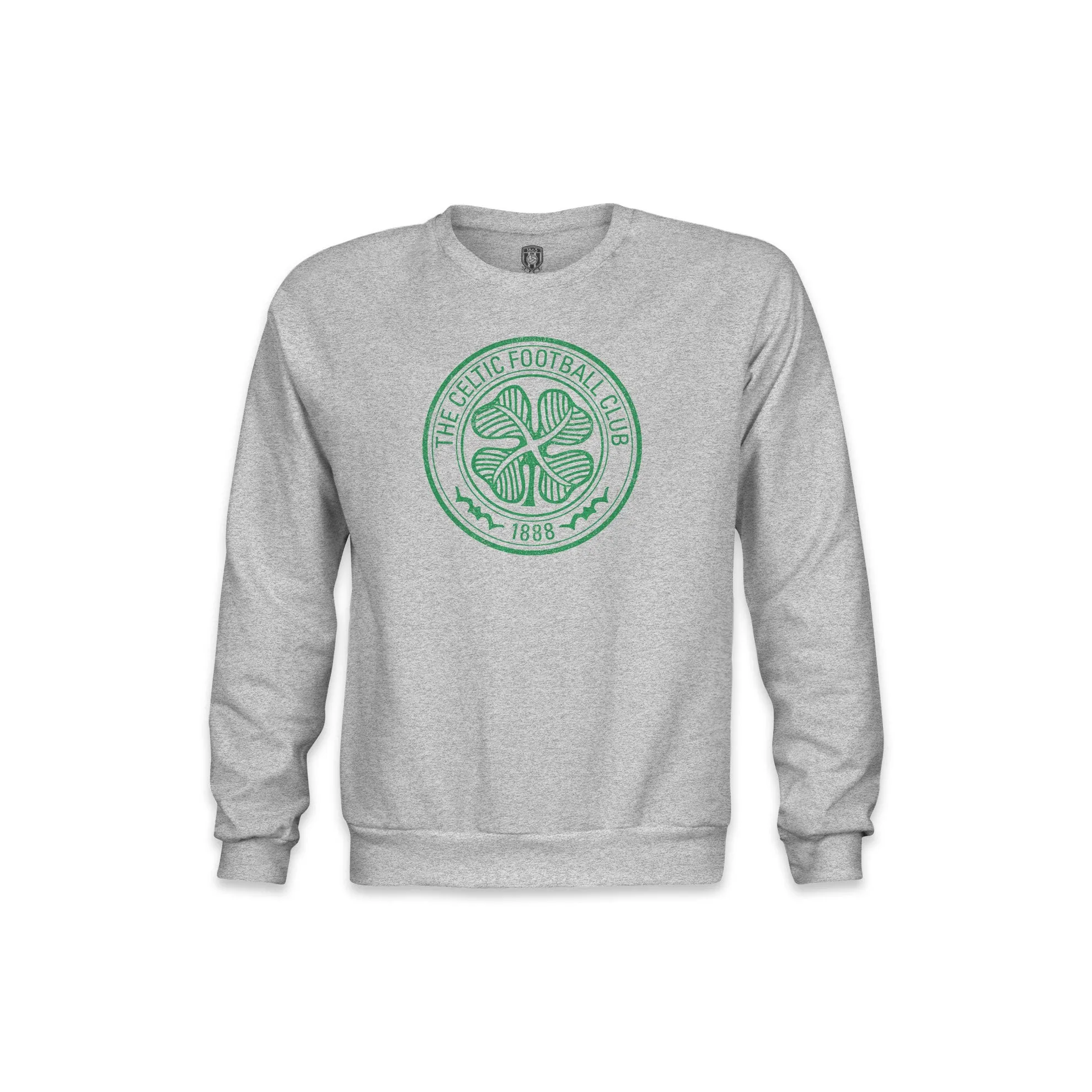 Celtic FC Color Badge Youth Crewneck Sweatshirt - Grey