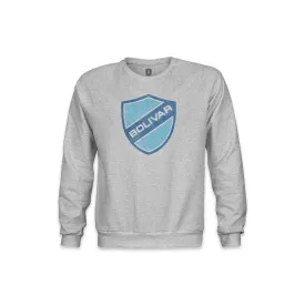 Club Bolivar Color Badge Youth Crewneck Sweatshirt - Grey