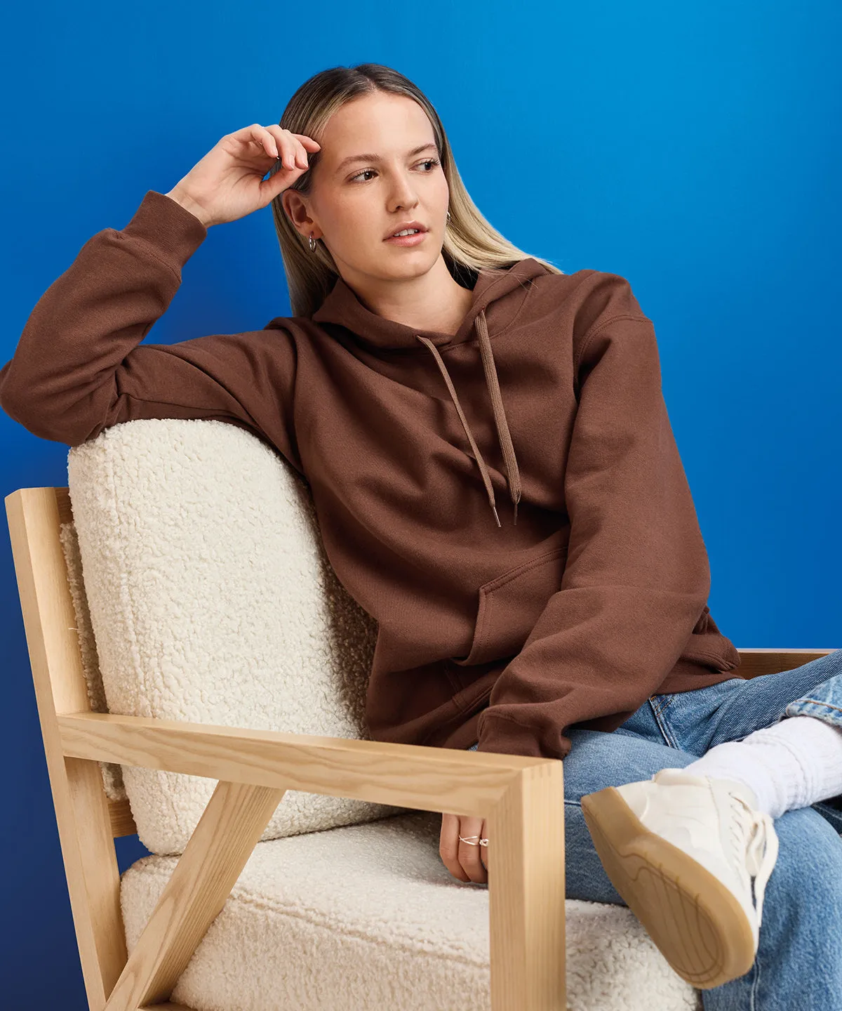 Cocoa - Softstyle™ midweight fleece adult hoodie