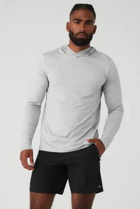 Conquer Reform Long Sleeve With Hood - Athletic Heather Grey