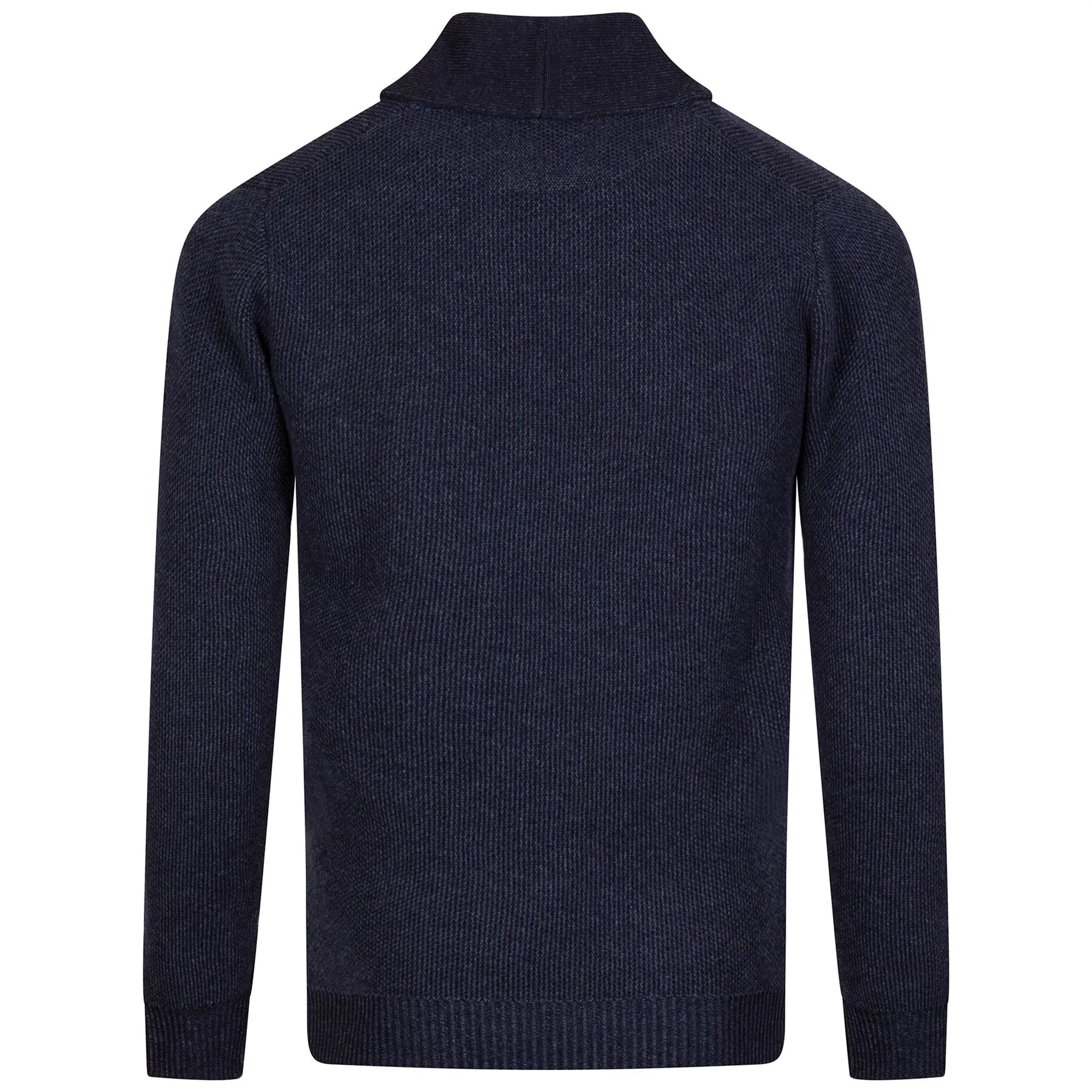 Corbet Shawl Pullover Sweater Navy - AW24