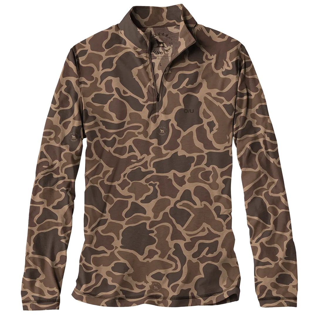 Core Layer 1/4 Zip Pullover Duck Camo