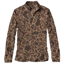 Core Layer 1/4 Zip Pullover Duck Camo