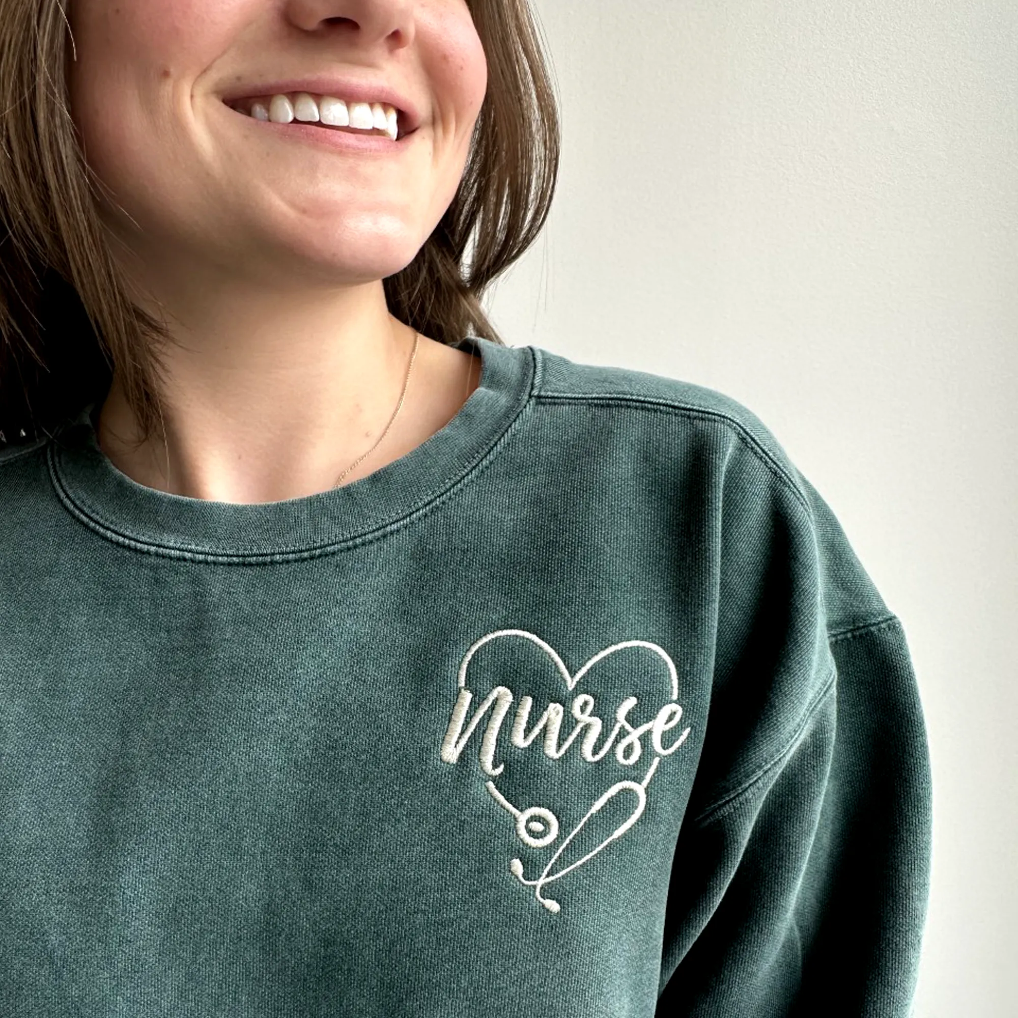 Cozy Comfort Colors Nurse Sweatshirt