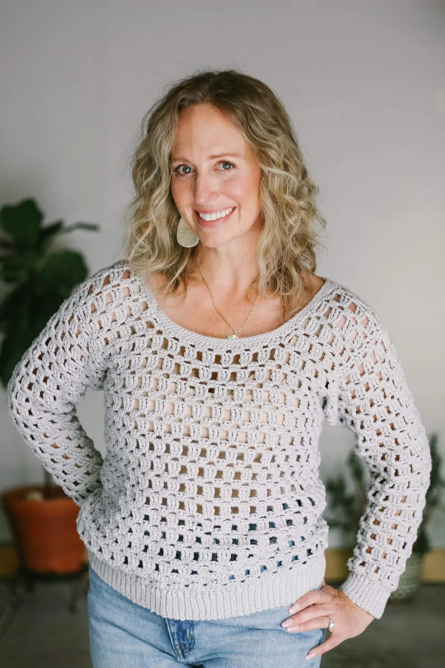 Crochet Kit - Lattice Luxe Pullover