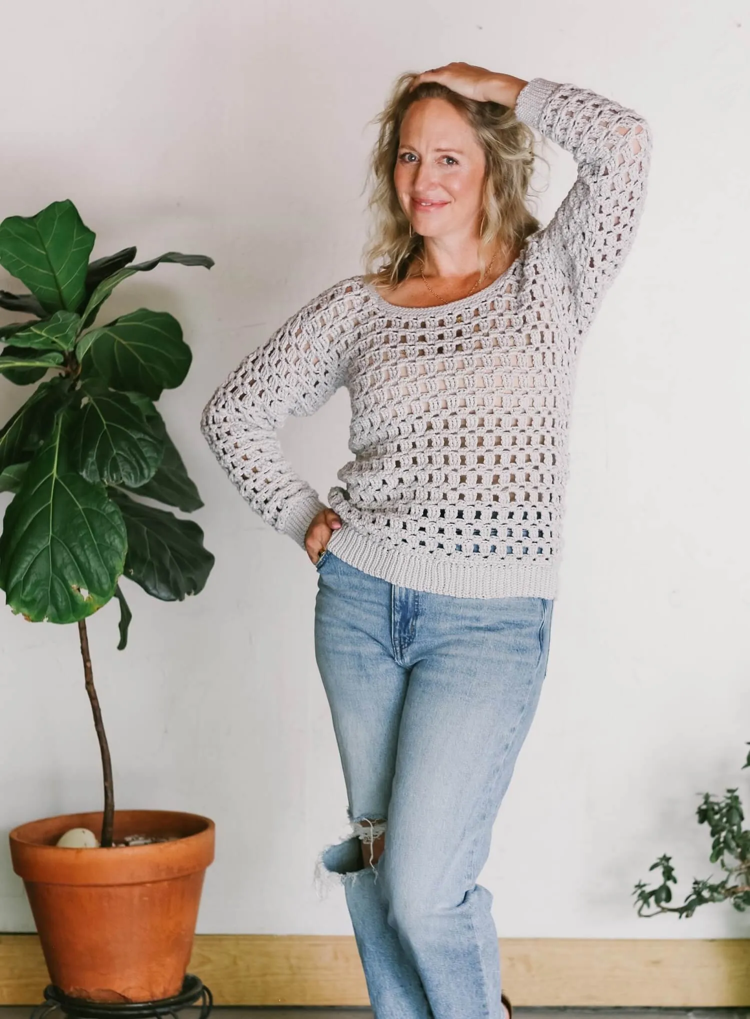 Crochet Kit - Lattice Luxe Pullover