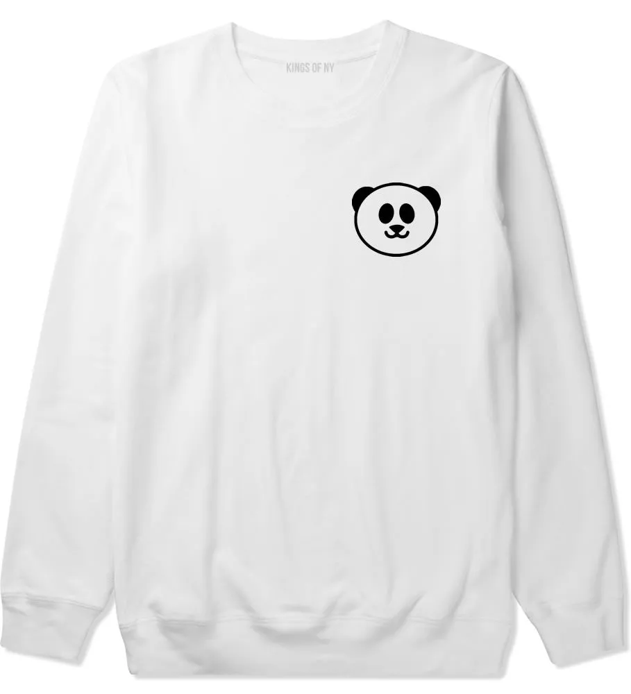 Cute Panda Chest Meme Crewneck Sweatshirt