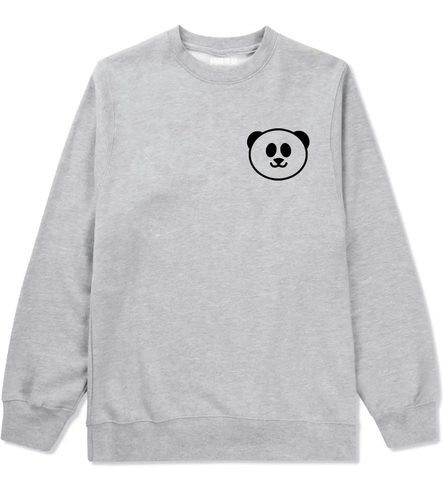 Cute Panda Chest Meme Crewneck Sweatshirt