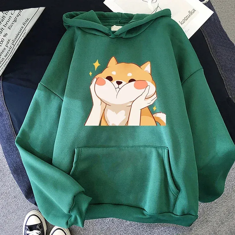 Cute Shiba Inu Graphic Hoodie