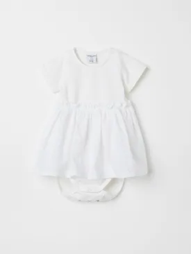 Embroidered Babygrow & Dress