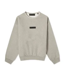 Fear Of God Essentials Spring Kids Tab Sweatshirt, Dark Heather Oatmeal