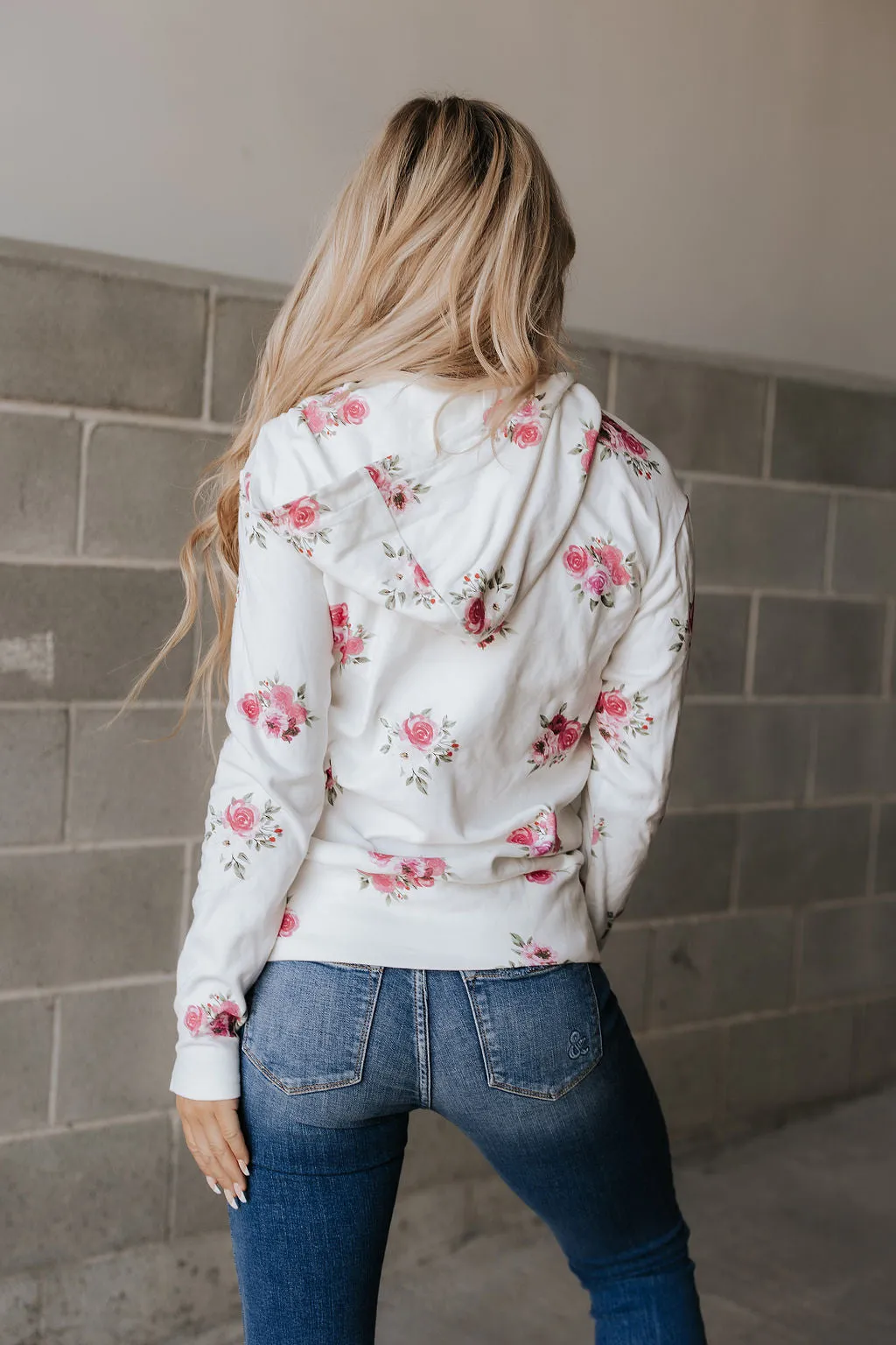 *FINAL SALE* HalfZip Sweatshirt (Garden Bloom)