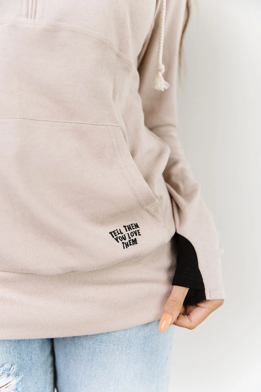 *FINAL SALE* HalfZip Sweatshirt (Tell Them You Love Them)