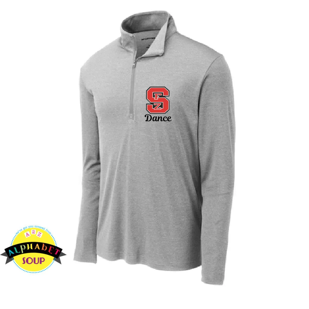 FZS Jr Bulldogs Dance Sport Tek Performance Half Zip Pullover