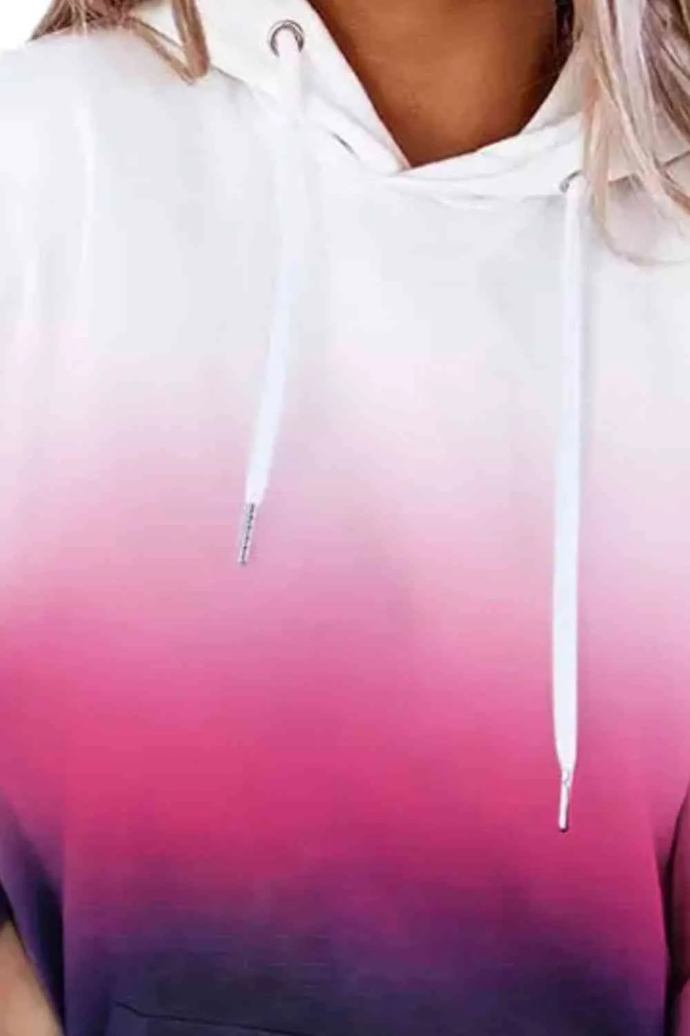 Gradient Drawstring Hoodie