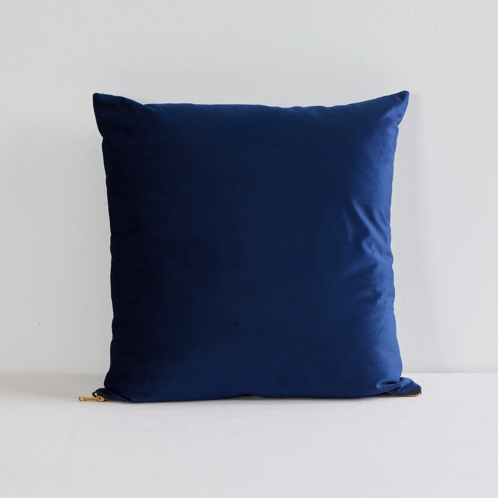 Hendry Velvet Cushion - Navy - 50x50cm