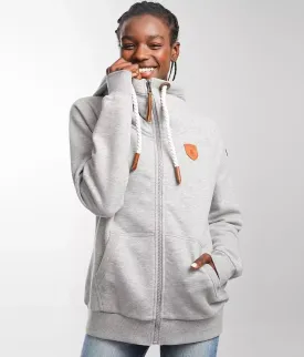 Hera Light Heather Grey Zip Hoodie