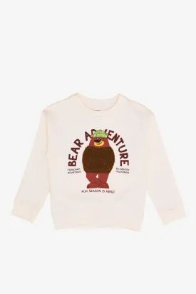 Infant Boys White Bear Fun Season Sweatshirt