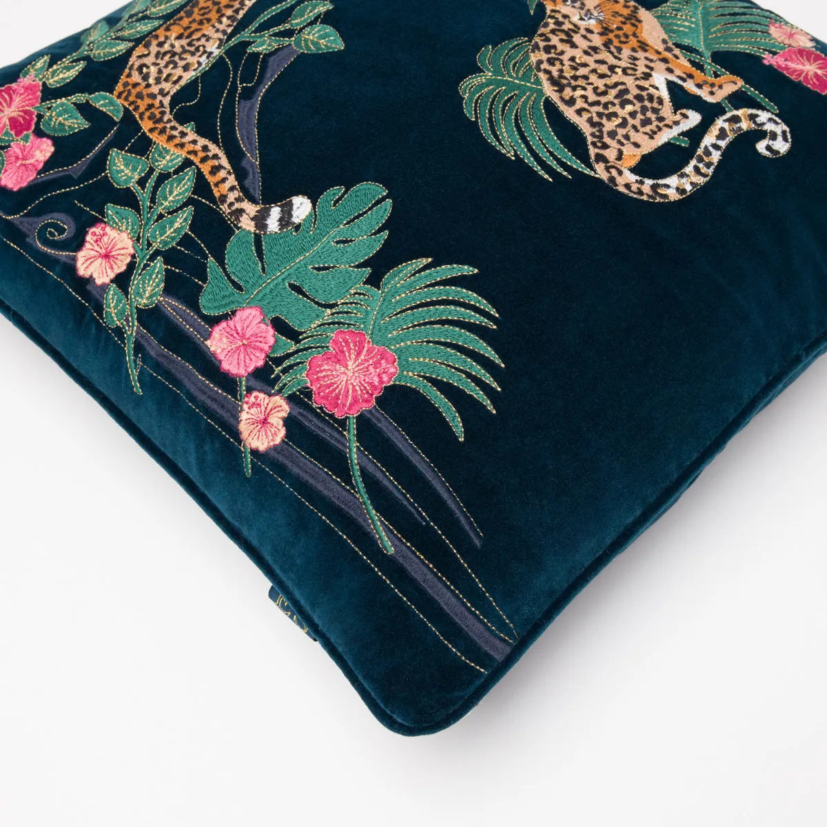 Jungle Jaguar Cushion Square