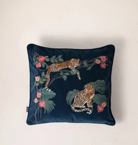 Jungle Jaguar Cushion Square