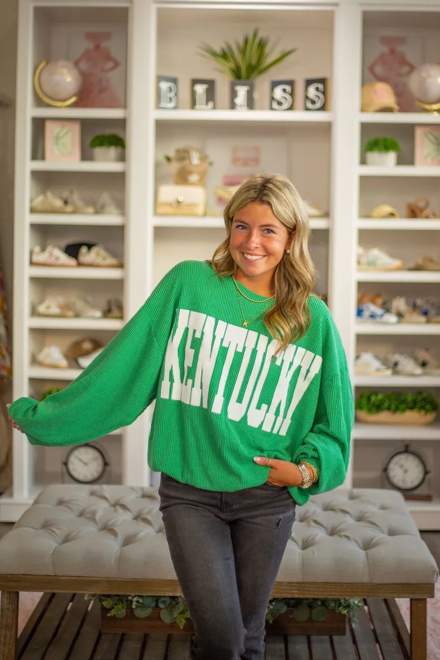 Kentucky Comfy Oversize Graphic Sweatshirt