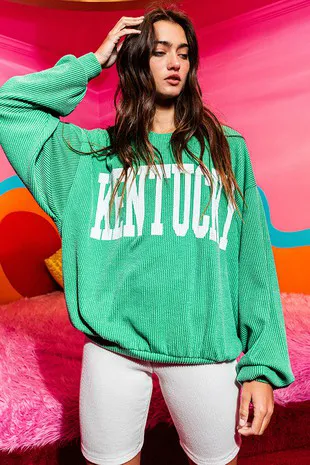 Kentucky Comfy Oversize Graphic Sweatshirt