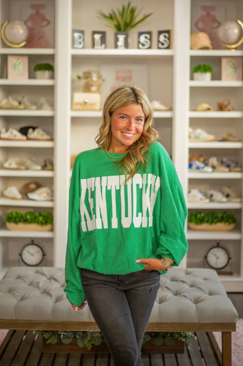 Kentucky Comfy Oversize Graphic Sweatshirt